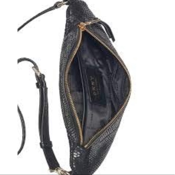 DKNY Sally Leather Belt Bag/Black Large NWT - Picture 5 of 5